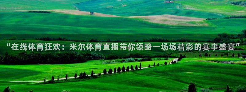 “在线体育狂欢：米尔体育直播带你领略一场场精彩的赛事盛宴”